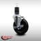 Service Caster 5'' SS Soft Rubber Swivel 1-5/8'' Expanding Stem Caster with Brake SCC-SSEX20S514-SRS-TLB-158 - alternate 3